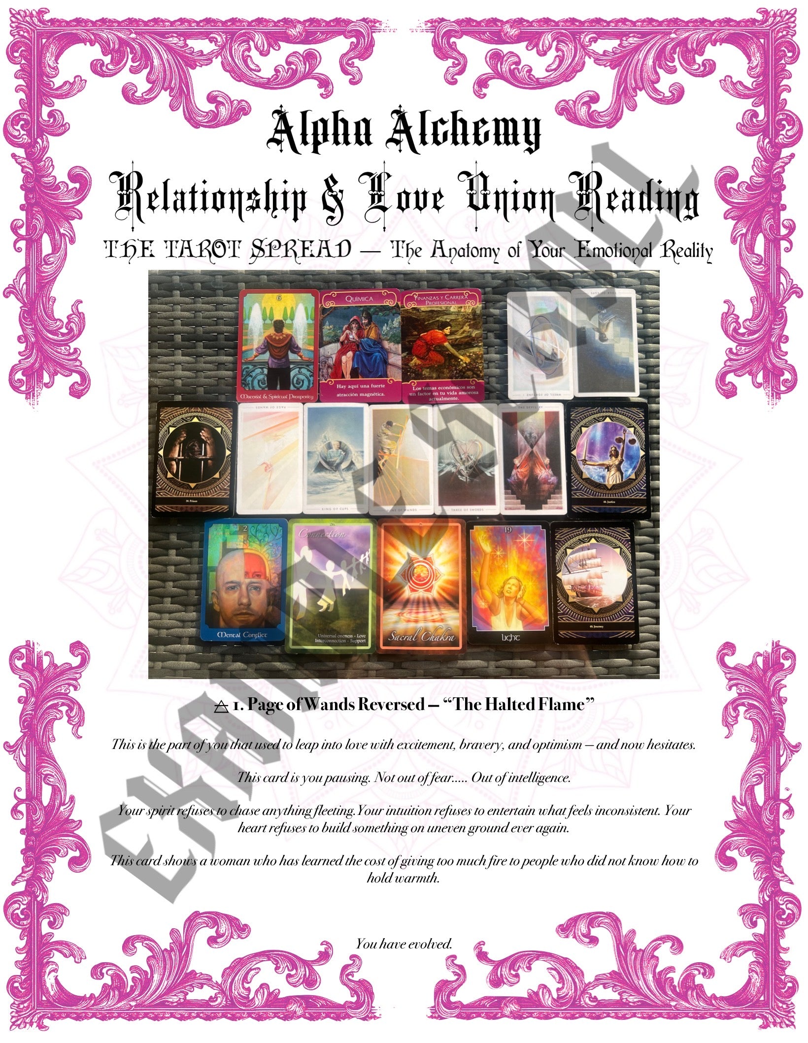 Energy Reading: Relationship/Love union