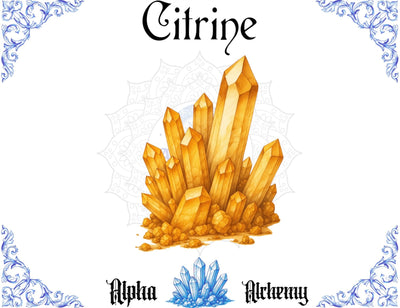 Crystal: Citrine Tumbled Loose Stone