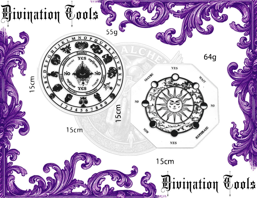 Divination: Acrylic Pendulum Board