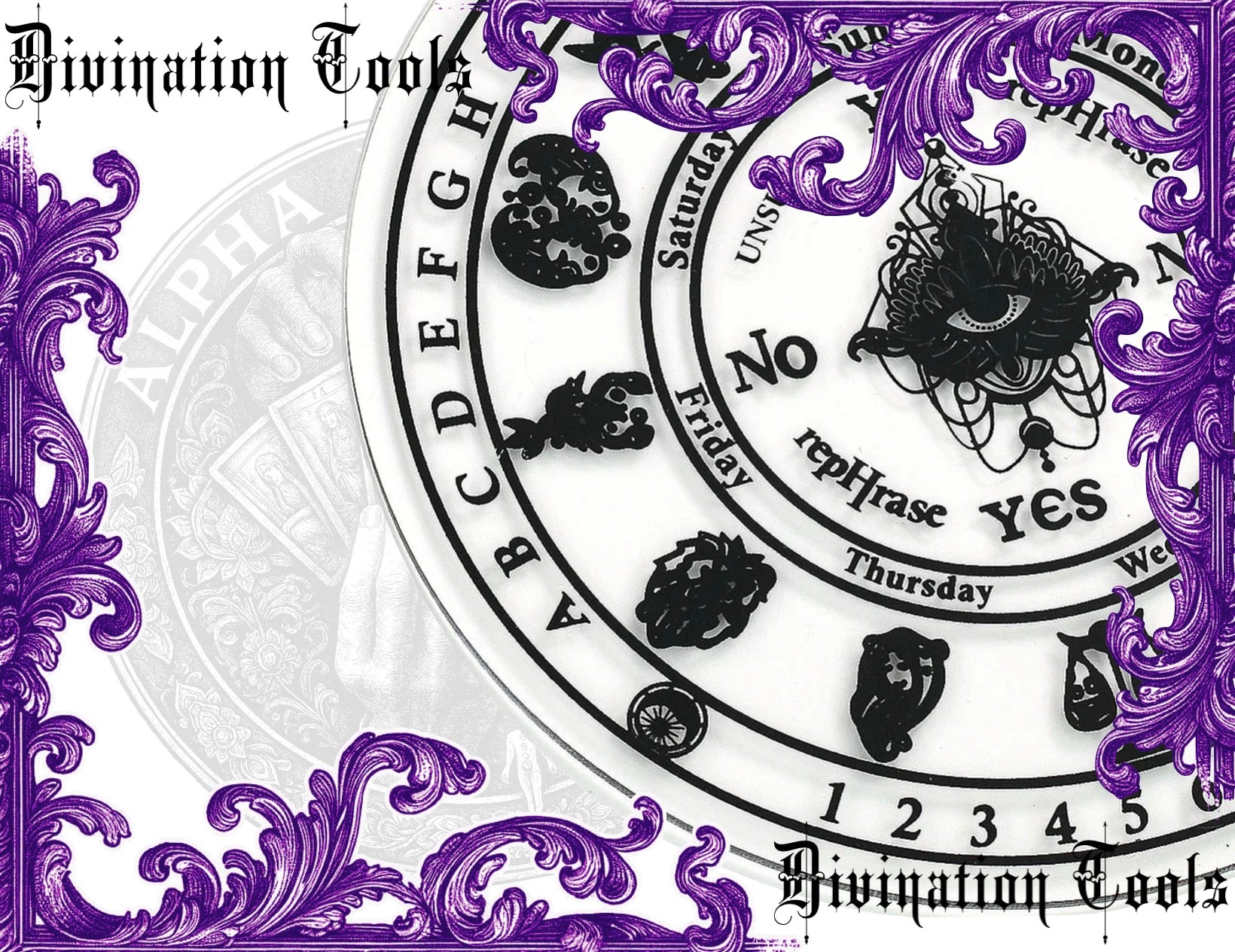 Divination: Acrylic Pendulum Board