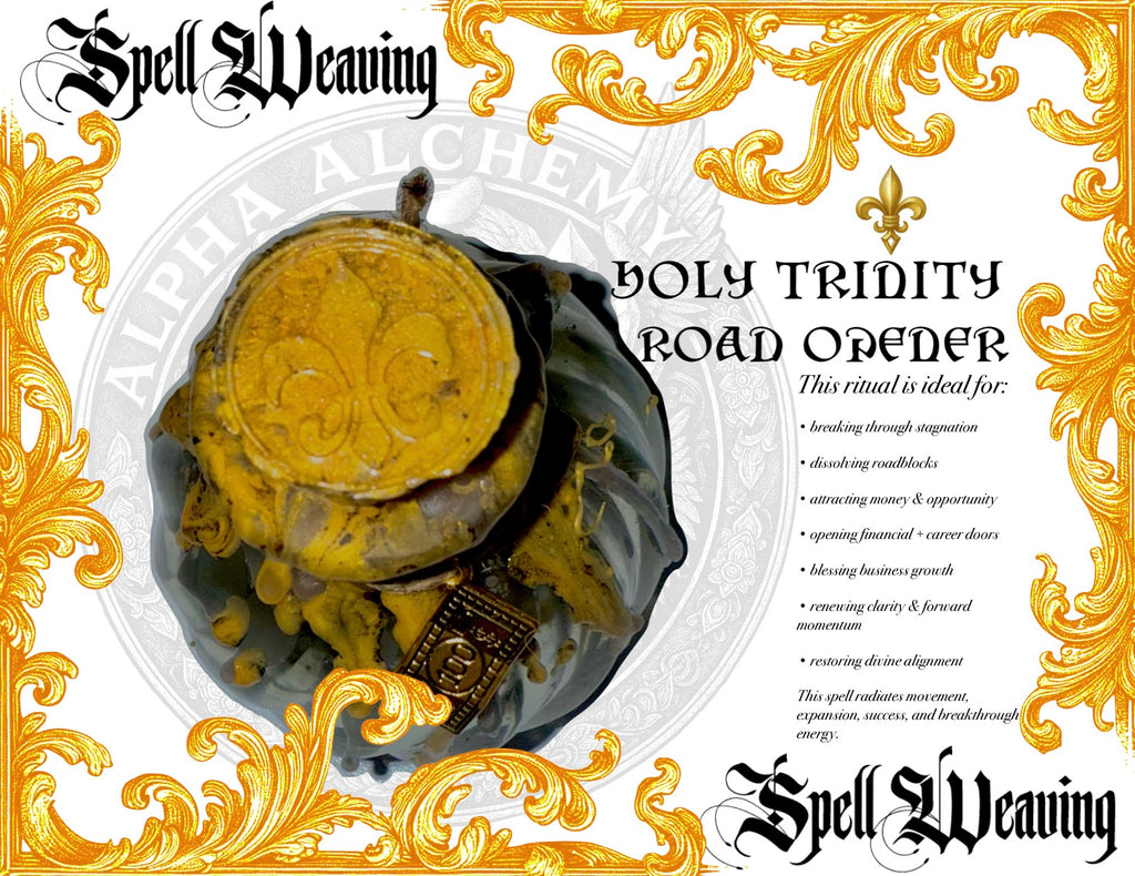 SpellCraft: Holy Trinity Road-Opener Ritual & Spell Jar